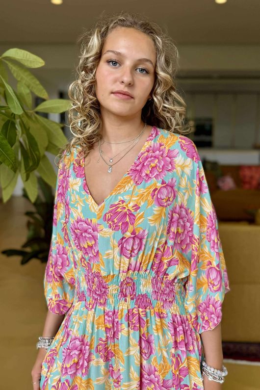 Made in Italy Chiquitita Jumpsuit Aqua /6 =